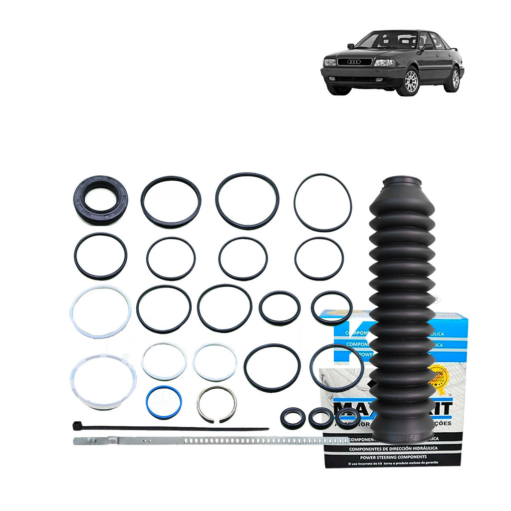 Reparo Caixa de Direção Hidráulica Audi A80 / A90 / A100 / FIXAÇÃO DOS BRAÇOS NAS EXTREMIDADES.