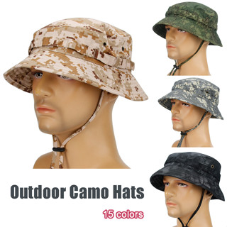 Gorro Camuflado De Aba Redonda Chapéu De Pescador Ao Ar Livre em Oferta na Shopee