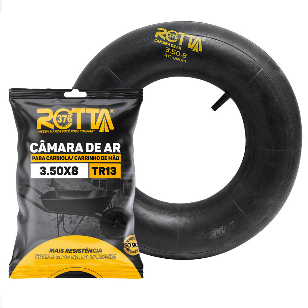 Câmara De Ar 3.50-8 375-8 400-8 Tr13 Reforçada Carretinha
