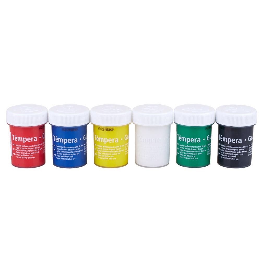 Detalhes do Tinta Tempera Guache 20ml com 6 Cores Staedtler