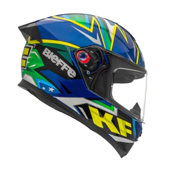 Capacete Moto Bieffe B12 KF Viseira Extra Colorida