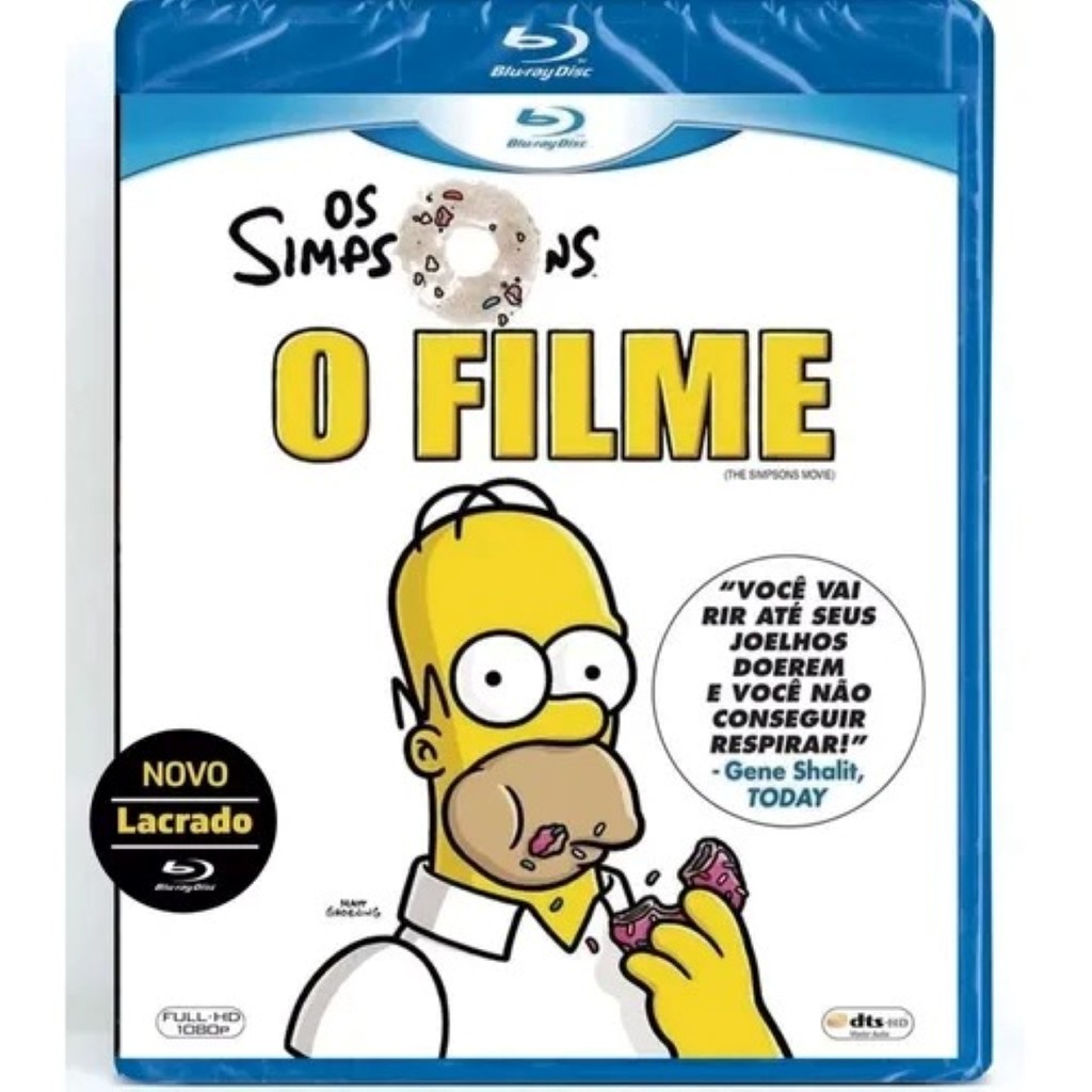 Blu Ray -  Os Simpsons O Filme - 100% Original Lacrado