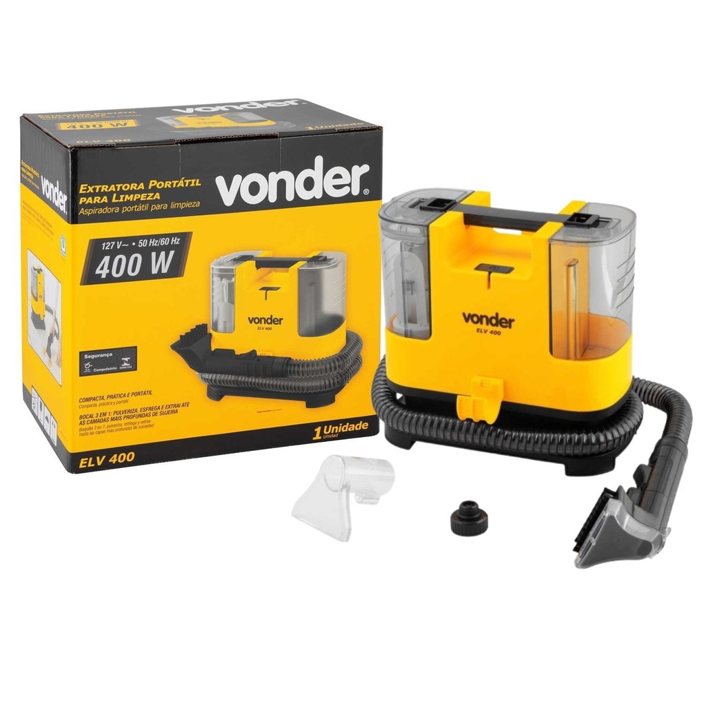 Extratora Portátil Para Limpeza 1,3l 400w - Elv 400 Vonder 220v