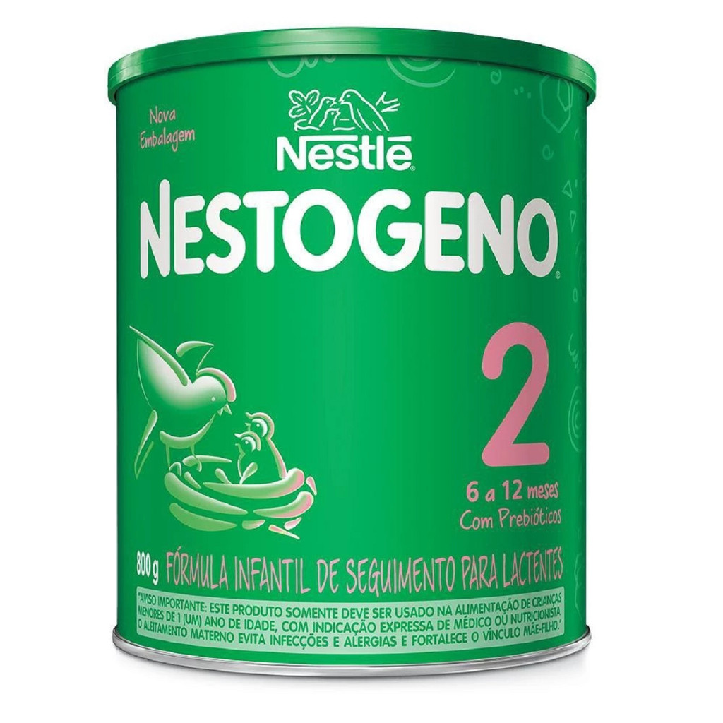 Fórmula Infantil Nestogeno 2 800g - Nestle