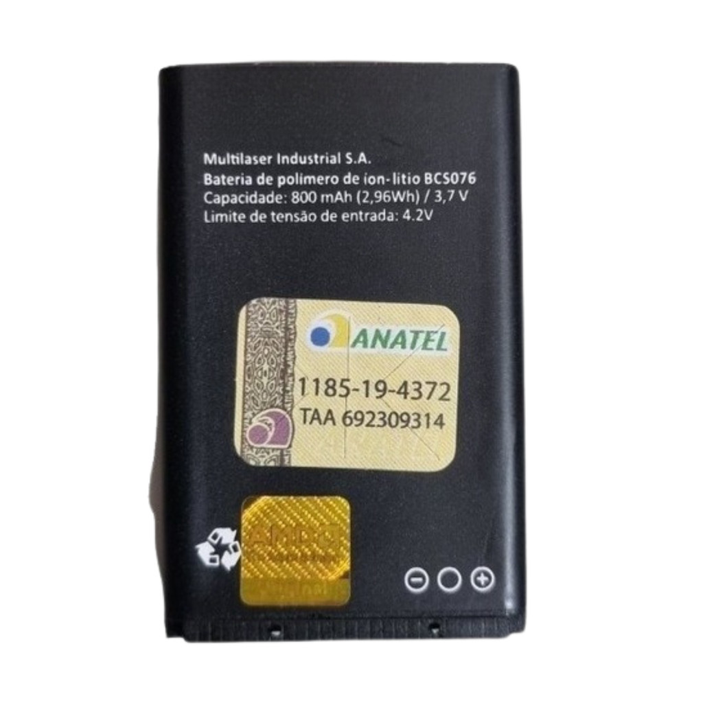 Bat BCS076 compatível Multilaser Feature Phone Up Play P9076 / P9077