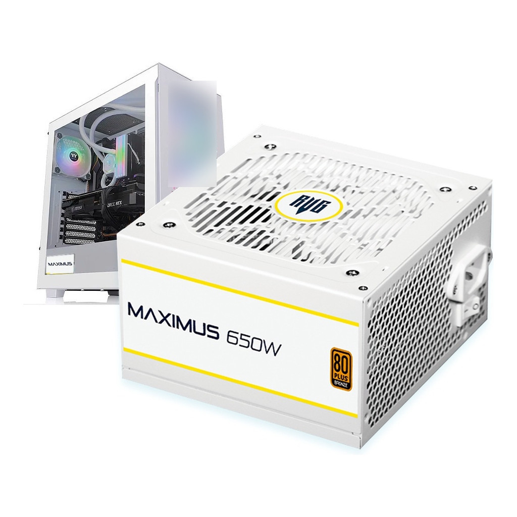 Fonte Atx 650w 80 Plus Bronze Pfc Ativo Sem Ruído Maximus