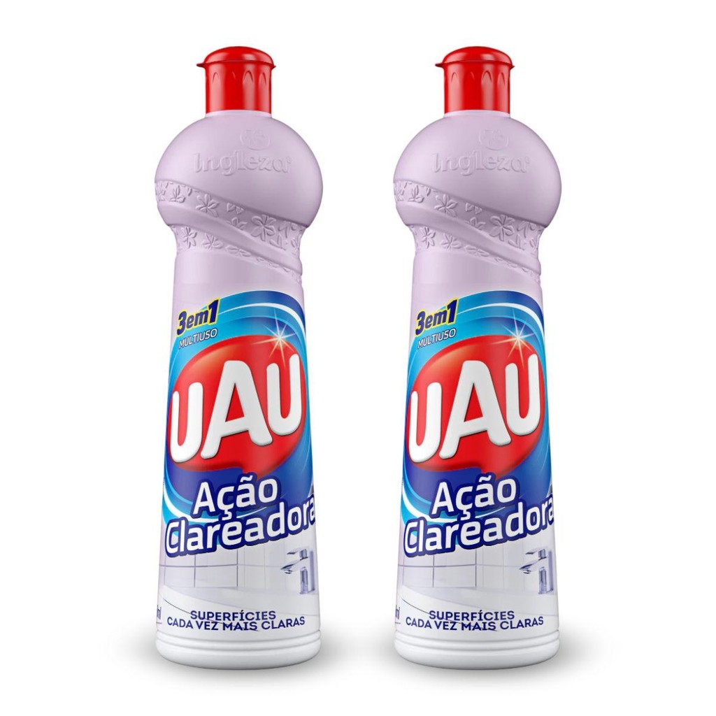 Kit 2un Multiuso Uau Ação Clareadora 500ml em Oferta na Shopee