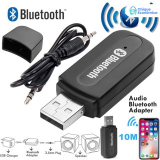 Receptor Bluetooth P2 para Som Automotivo USB (3,5mm) em Oferta na Shopee