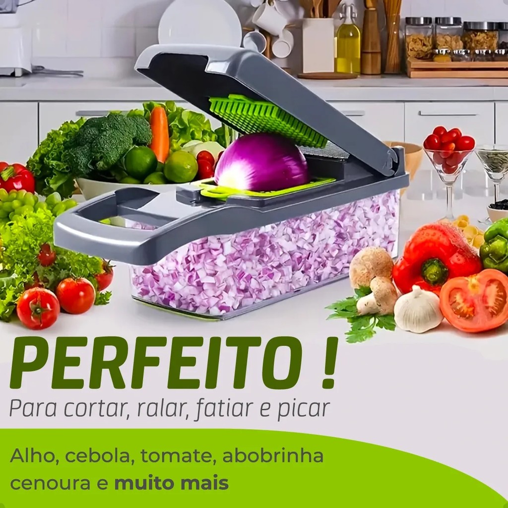 16 em 1 Fatiador de legumes multifuncional profissional Cortador Ralador Slicer aço inoxidável