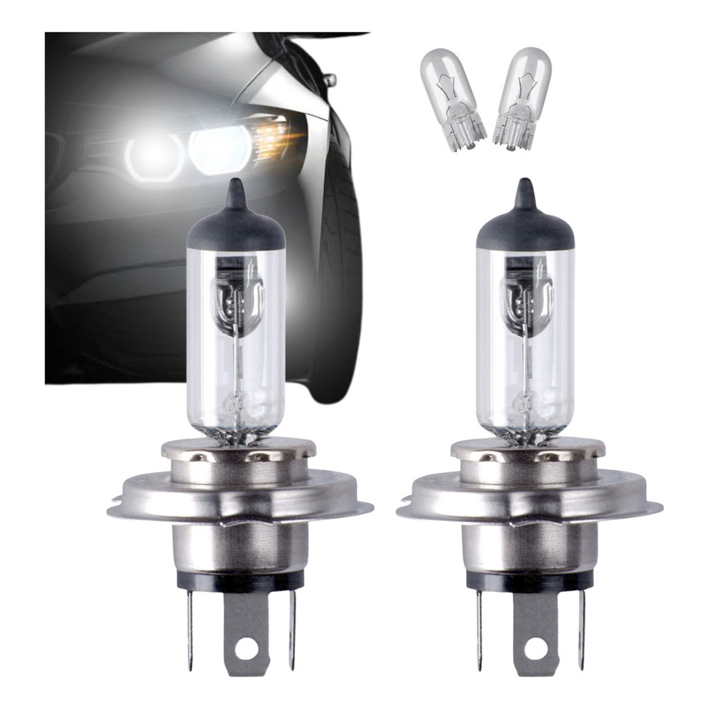 Kit Lampada Automotiva Halógena Farol Carro Modelo Original em Oferta na Shopee