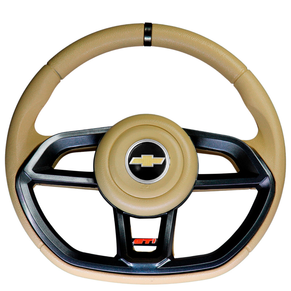 Volante Bege Esportivo Chevrolet Gti Preto D20 A10 C10 D10