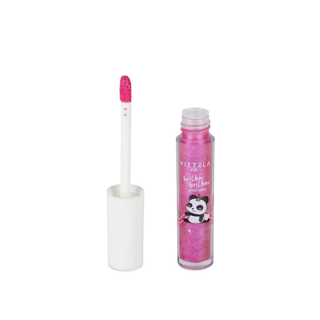 Gloss Labial Infantil Brilha Brilha – Efeito Brilho e Sabor Divertido - Vizzela