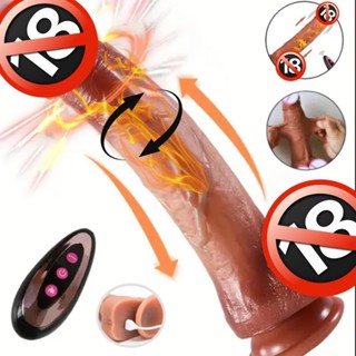Pênis Realístico em Silicone com Vai Vem Aquecimento 21cm com Controle Vibrador Feminino Protese em Oferta na Shopee