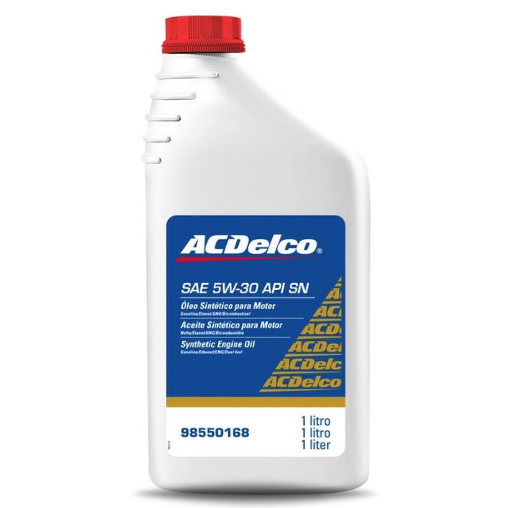 Óleo sintético motor SAE 5W30 API SN ACDelco 98550168 - Spare Parts and Accessories for Vehicles