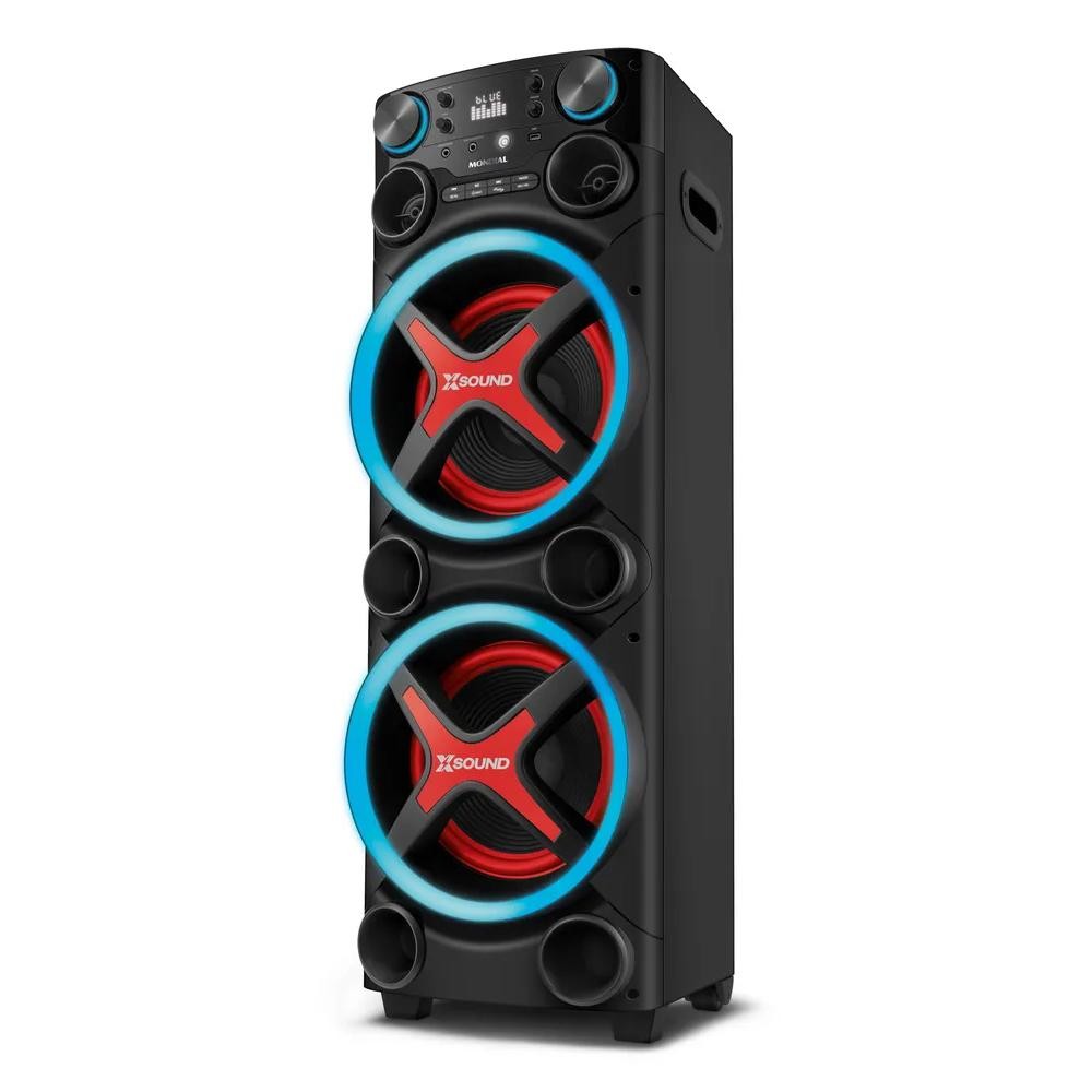 Caixa de Som Mondial Bluetooth 5.3 com Luzes LED 2200W RMS APP Bivolt - TM-2200 em Oferta na Shopee