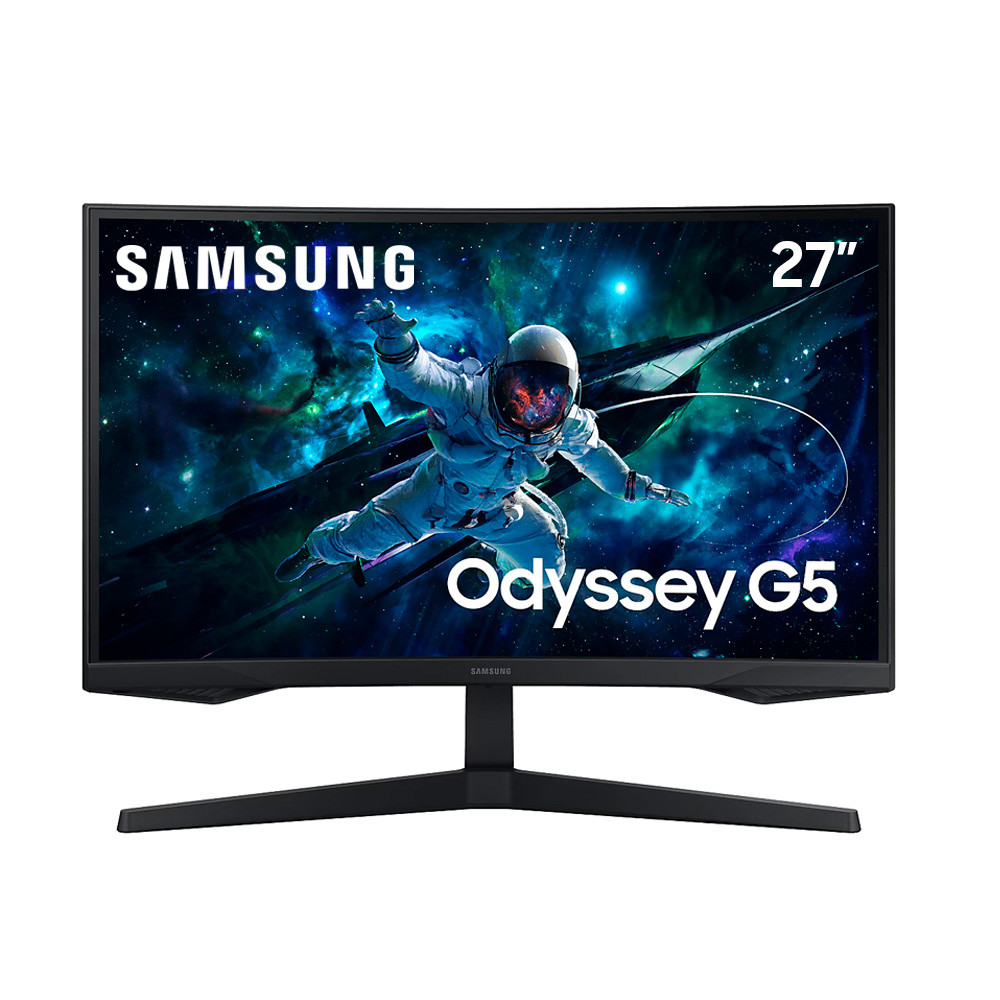Monitor Gamer Curvo Samsung Odyssey G5 27" 165Hz 1ms QHD VA FreeSync Bivolt