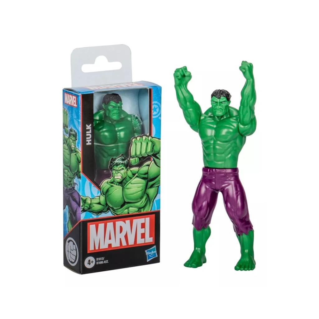 Boneco Hulk Marvel Avengers 15cm Hasbro B1686 - Brinquedo Articulado para Crianças