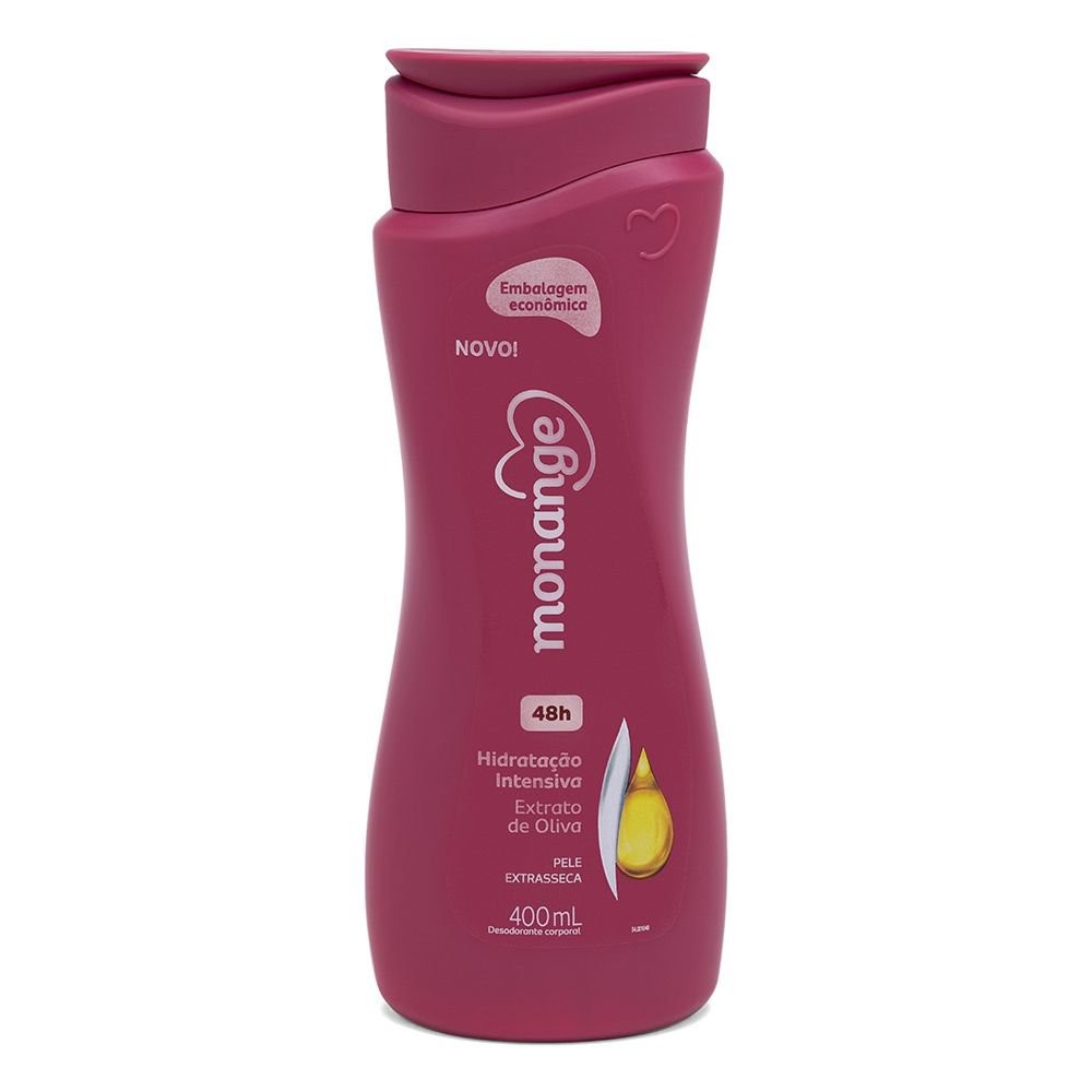 Creme Hidratante Corporal Monange Extrato De Oliva 400ml - Beauty