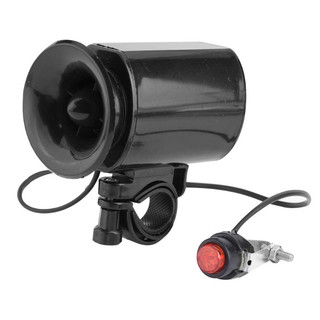 Buzina Eletrônica para Bike Bicicleta Alarme e Sirene,6 modos de som, campainha universal para bicicleta