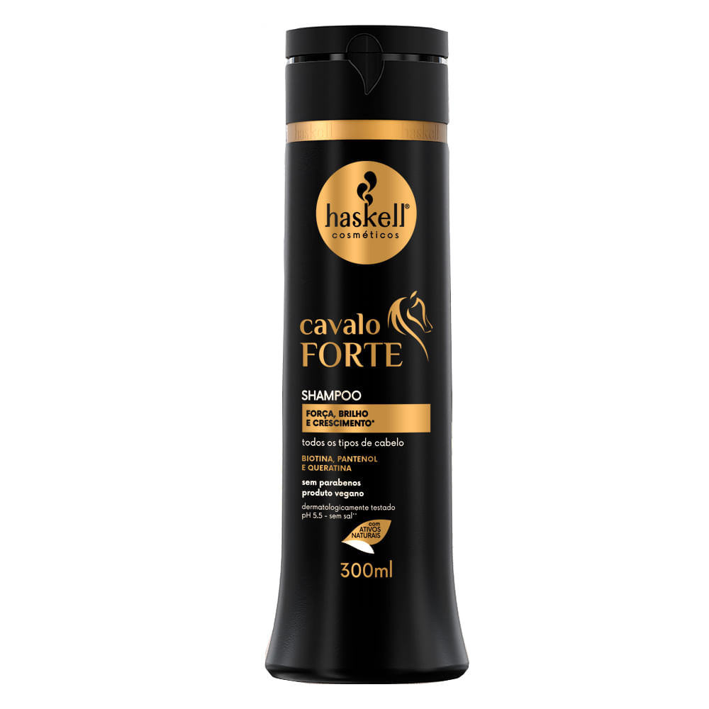 Shampoo Haskell Cavalo Forte 300ml - Beauty