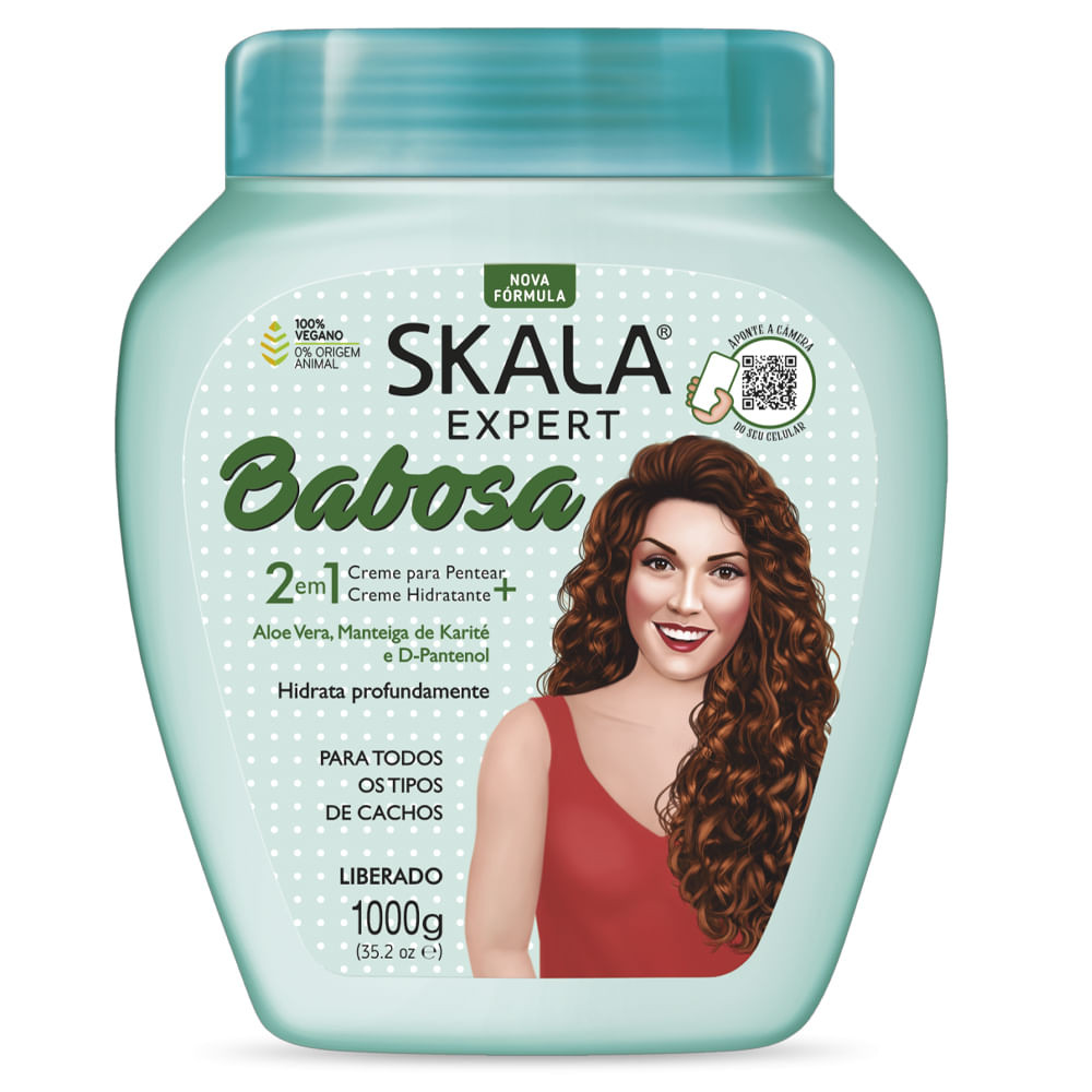 Máscara Capilar Tratamento Skala Expert Babosa 2 Em 1 - 1kg - Beauty
