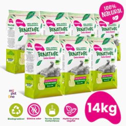 Kit 7 Areia Bionature Grossa Verde - 2Kg