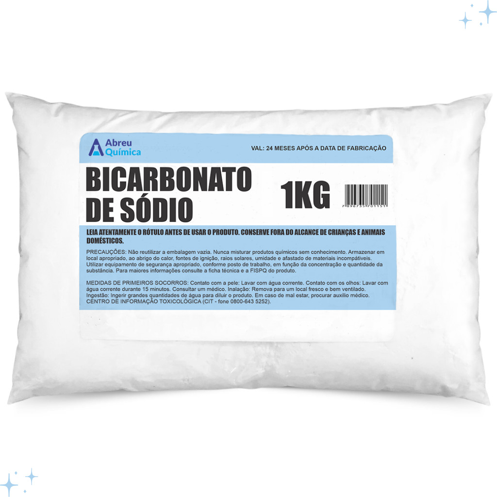 Bicarbonato de Sódio 100% Puro Multiuso Original 1kg em Oferta na Shopee