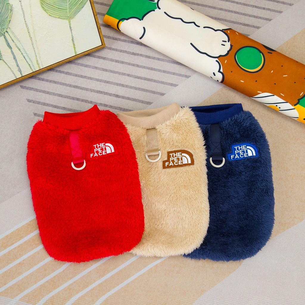 Velo Macio Cão Hoodies Primavera Outono Roupas Para Cães Pequenos Impressão Filhote De Cachorro Pulôver Casaco Pet Molet