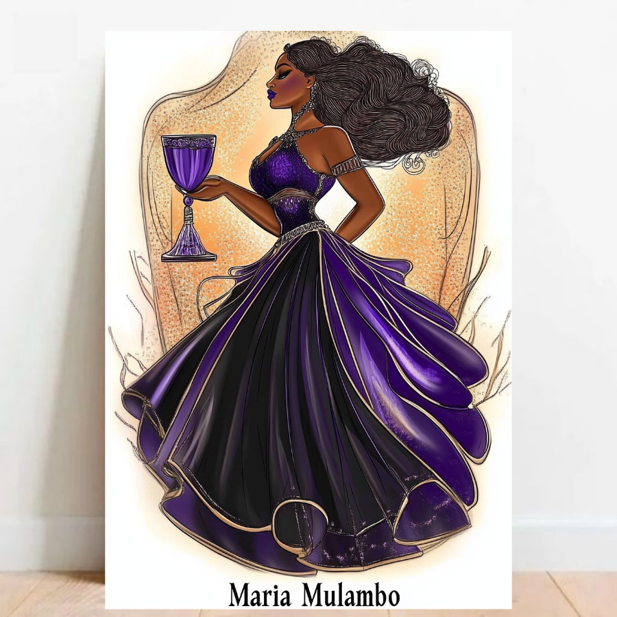 Quadro Placa decorativa pomba gira Maria Mulambo Orixá Umbanda Candomblé Decorativo Oxalá 02 em Oferta na Shopee