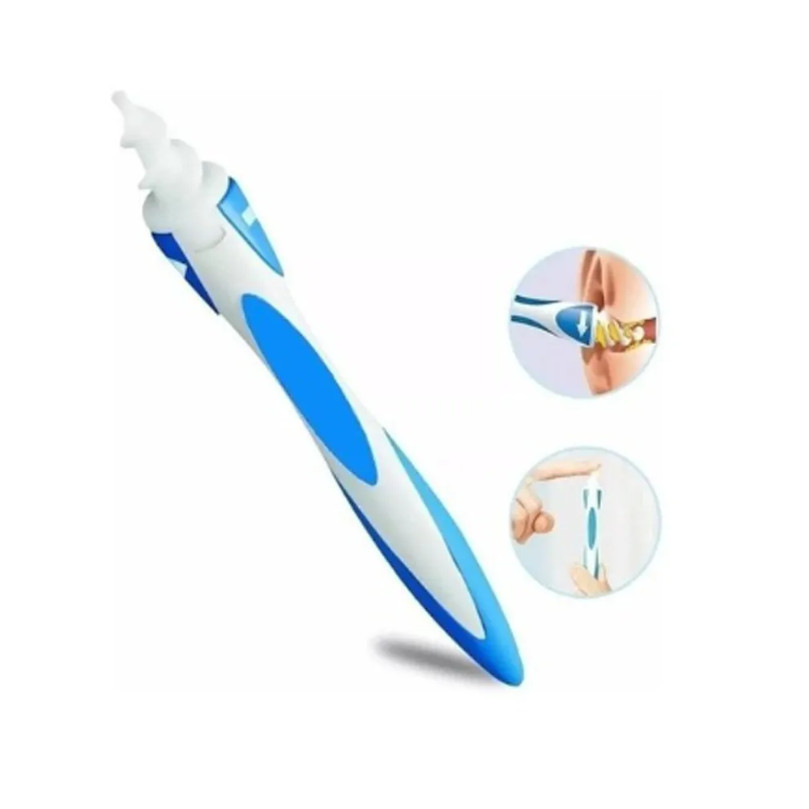 Removedor Limpador Cera De Ouvido Cotonete Com 16 Ponteiras Reutilizável
 em Oferta na Shopee