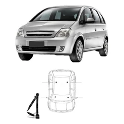 Cinto de Segurança retrátil de 3 pontos dianteiro GM Meriva.