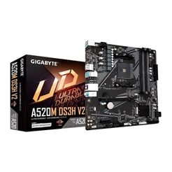 Placa Mae Gigabyte A520M DS3H V2, DDR4, Socket AMD AM4, M-ATX, Chipset AMD A520, A520M-DS3H-V2