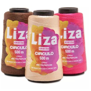 Fio Linha Liza Grossa Círculo 500m - Indicado para Box Braid em Oferta na Shopee