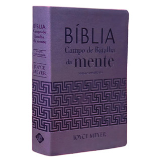 Bíblia Campo de Batalha da Mente | NVA | Letra Normal | Capa Luxo Lilás em Oferta na Shopee
