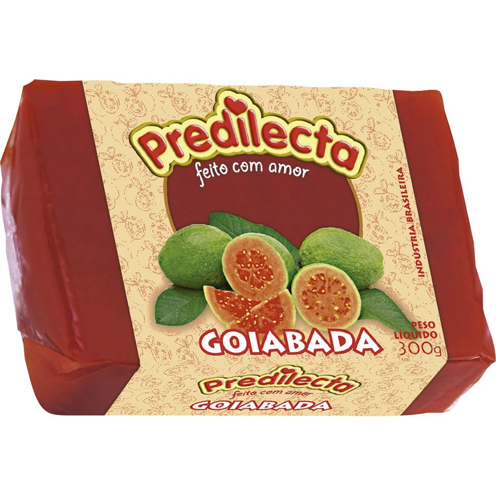 Goiabada Predilecta Flow Pack 300g - Embalagem com 36 unidades