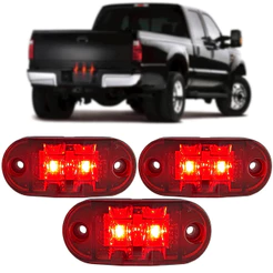 Kit Lanterna 3 Marias Sinalização Placa Camionete Pick Up
