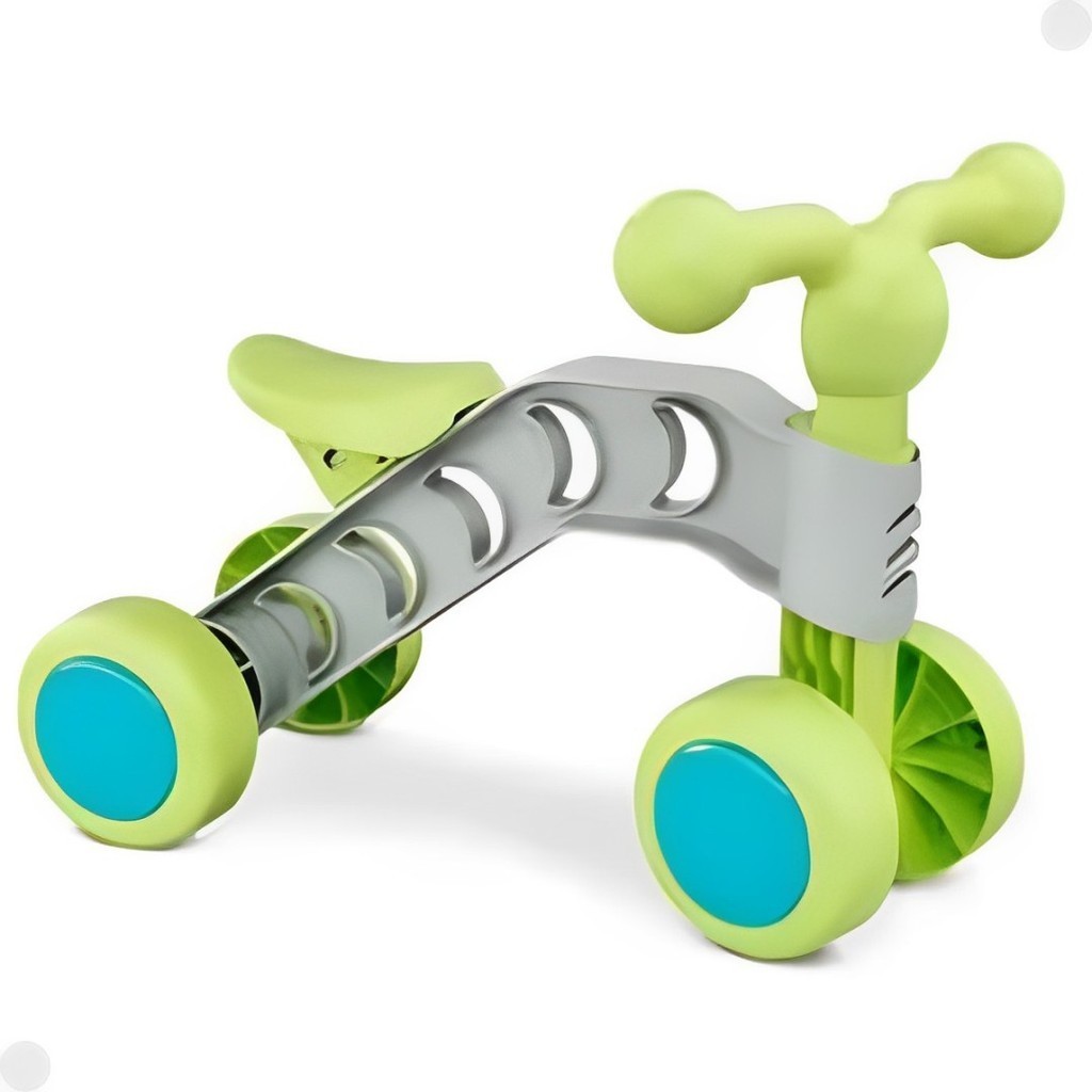 Triciclo Infantil de Equilíbrio ToyCiclo Verde 0150 - Roma em Oferta na Shopee