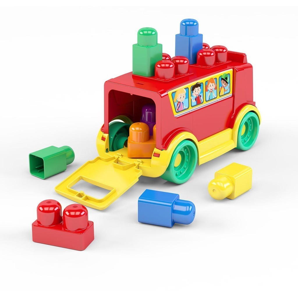 Ônibus Blocolândia 10 Peças - Dismat em Oferta na Shopee