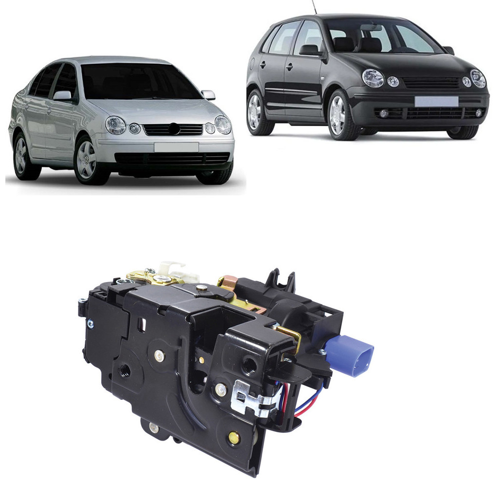 Fechadura Traseira Polo 2006 2007 2008 2009 2010 2011 2012 2014 Hatch Sedan Lado Direito Eletrica