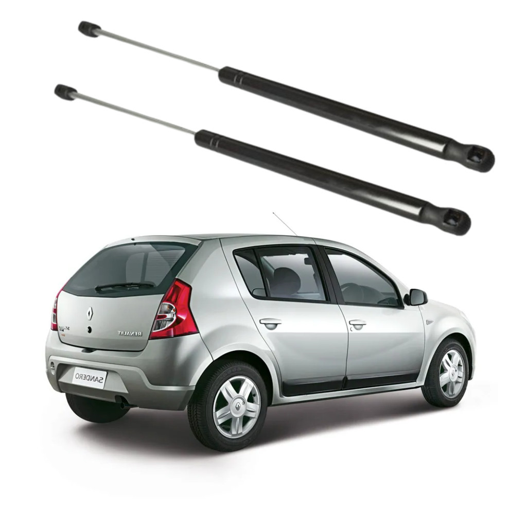 Par Amortecedor de Porta Malas Tampa Traseira Renault Sandero 2008 2009 2010 2011 2012 2013 2014 em Oferta na Shopee