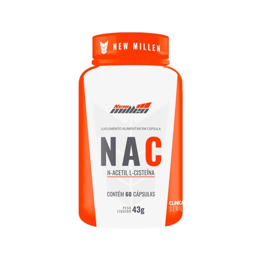 NAC - N-Acetil L-Cisteína 60 Cápsulas - New Millen