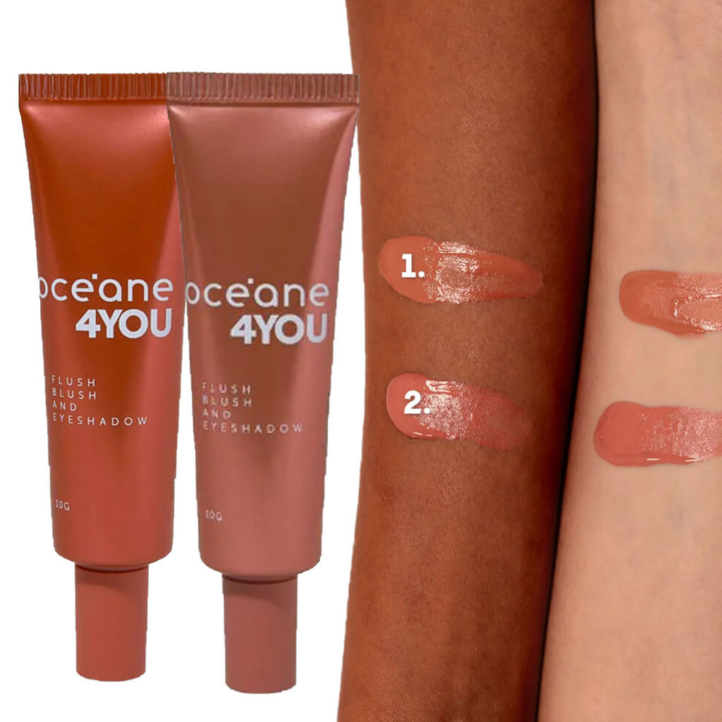 Blush Liquido Oceane Flush And Eyeshadow 4You em Oferta na Shopee