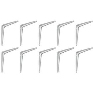 Kit Suporte De Prateleira - Cantoneira - 20 X 25 Cm 47,0003 (Com 10 Unidades) - Nord em Oferta na Shopee