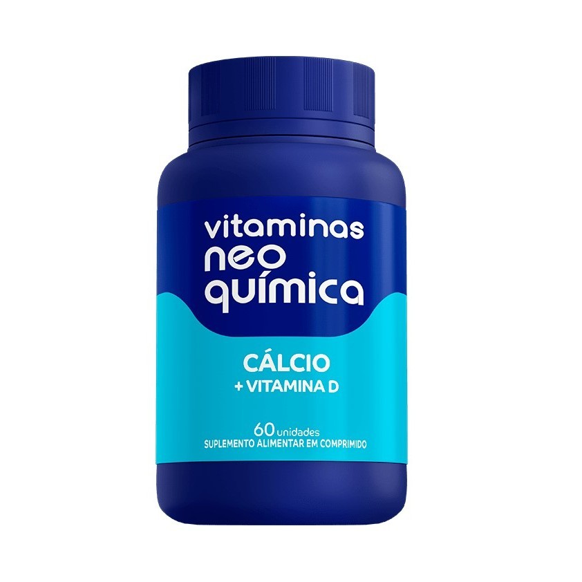 Kit 3x Vitamina Cálcio+Vitamina D 60 Comp - Neo Química