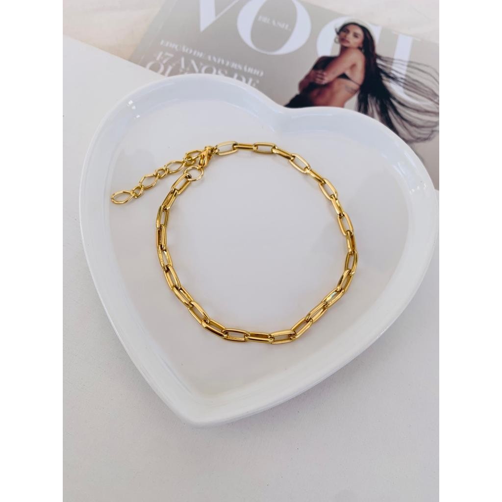 Pulseiras Semi joia Verniz italiano modelo cadeado Unissex