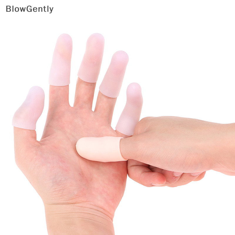 BlowGently 10 Unid . Dedos Protetores De Em Gel De Silicone Luvas De Apoio BG NOVEL