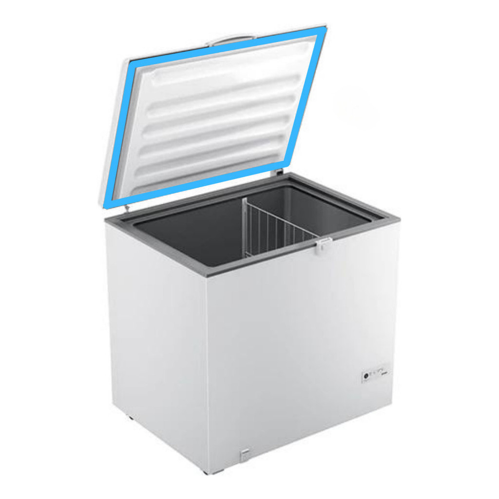 Borracha Compatível Freezer Electrolux H210 + Puxador