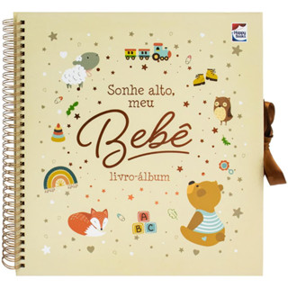 LIVRO SONHE ALTO, MEU BEBÊ: REGISTRO DE LEMBRANÇAS DO PRIMEIRO ANO em Oferta na Shopee