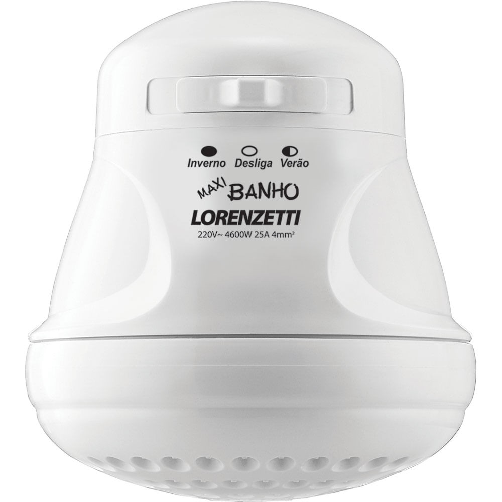 Ducha com Cano Maxi Banho 3 Temperaturas Lorenzetti 5500W 127V - Home & Living
