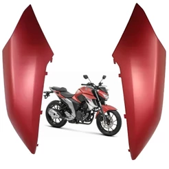 PAR GUIA AR ABA TANQUE SUPERIOR FAZER 250 FZ25 VERMELHO FOSCO 2018 2019 PARAMOTOS YAMAHA